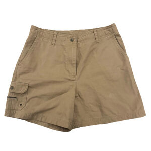 Lauren Ralph Lauren Cargo Hiking Shorts Women's Size 12 Khaki Tan Cotton